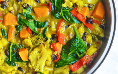 One Pan Black Bean & Coconut Curry